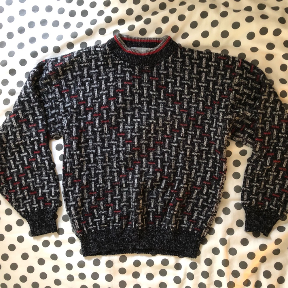 Vintage 1980’s McGregor Men’s Checkered Sweater